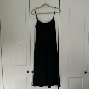 Brazeau Tricot Class Slip Dress Black